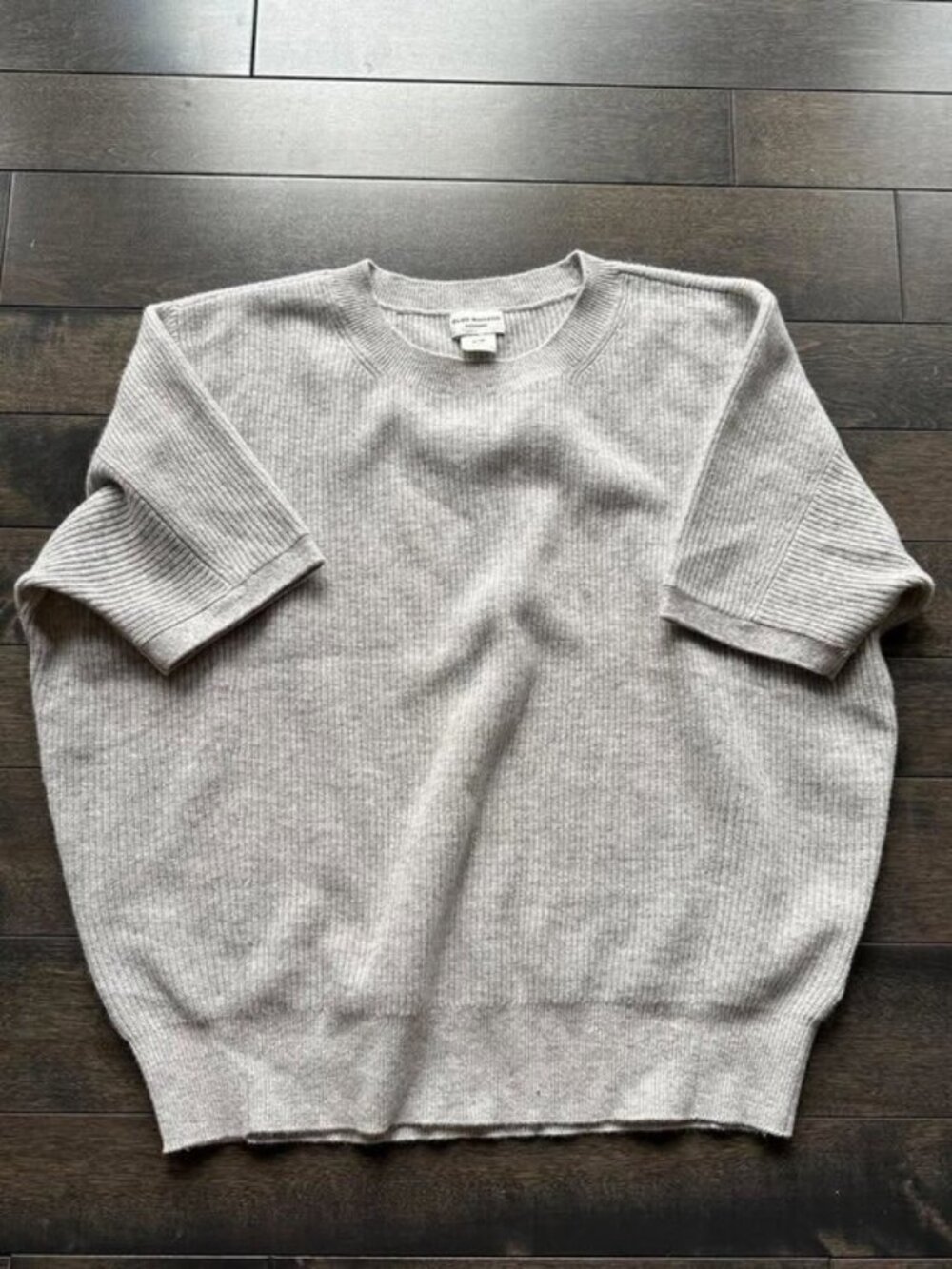 Club Monaco Oversized Short Sleeve Cashmere Sweater